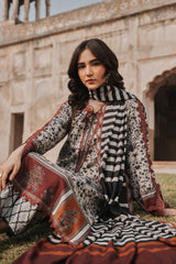 3-pc Unstitched Printed Staple DSCW5-17