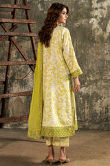 3-PC Stitched Embroidered  Lawn  SLC27-01P