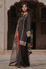 3-pc Embroidered Raw-Silk Suit CNP-5-06S