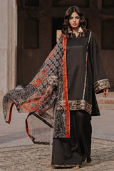 3-pc Embroidered Raw-Silk Suit CNP-5-06S