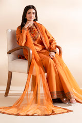 3-PC Stitched Embroidered CMA-6-312
