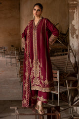 Embroidered Raw Silk Cma-6-389