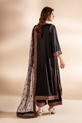 3-PC Embroidered Silk  CMA-6-359