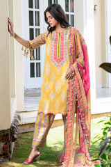 3-PC Unstitched Printed Lawn C-Print Vol 3 CP6-26