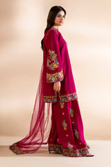 3-PC Stitched Embroidered CMA-6-313