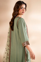 3-PC Stitched Embroidered CMA-6-369