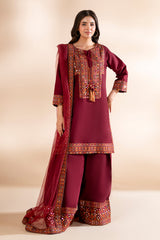 3-PC Stitched Embroidered CMA-6-335