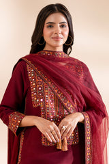 3-PC Stitched Embroidered CMA-6-335