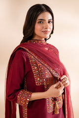 3-PC Stitched Embroidered CMA-6-335