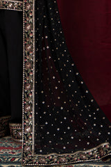 3-PC Embroidered Chiffon Suit  CMA-6-212