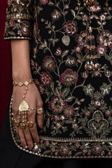 3-PC Embroidered Chiffon Suit  CMA-6-212