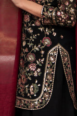 3-PC Embroidered Chiffon Suit  CMA-6-212