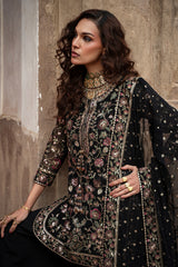 3-PC Embroidered Chiffon Suit  CMA-6-212