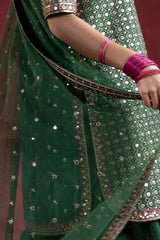 3-PC Embroidered Raw-Silk Suit CMA-6-238