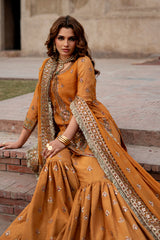 3-PC Embroidered Chiffon Suit CMA-6-225