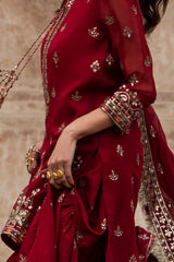 3-PC Embroidered Chiffon Suit  CMA-6-226