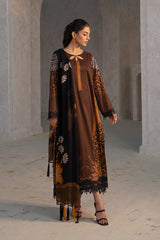3-PC Unstitched Printed Lawn Shirt with Chiffon Dupatta and Trouser CP4-27
