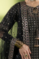 3-PC Embroidered Raw-Silk Suit CMA-6-237