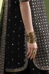 3-PC Embroidered Raw-Silk Suit CMA-6-237