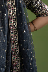 3-PC Embroidered Raw-Silk Suit CMA-6-237