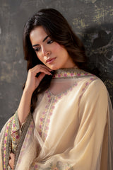 3-PC Stitched Embroidered CMA-6-420