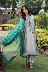 3-PC Unstitched Printed Lawn C-Print Vol 4 CP6-36