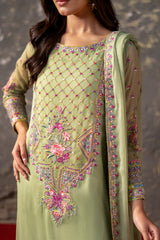 3-PC Stitched Embroidered CMA-6-393