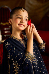 3-PC Embroidered Chiffon Suit CKP-5-183