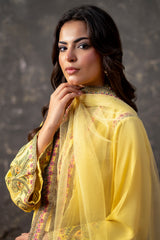 3-PC Stitched Embroidered CMA-6-419