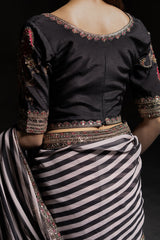3-PC Stitched Premium Saree Collection  CSS6-01P