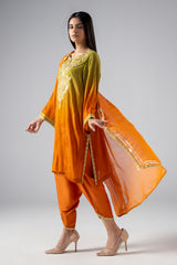 3-PC Embroidered Raw-Silk CMA-6-264