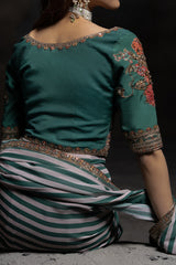 3-PC Stitched Premium Saree Collection  CSS6-04P