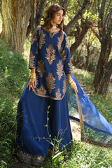 Embroidered Raw Silk CMA-6-440
