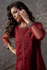 3-PC Stitched Embroidered CMA-6-302 