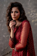 3-PC Stitched Embroidered CMA-6-302 