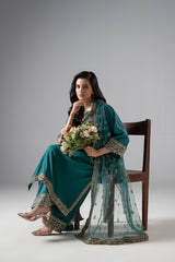 3-PC Embroidered Raw-Silk CMA-6-245