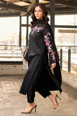 3-PC Embroidered Raw-Silk Suit CNP-5-096