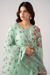 3-PC Stitched Embroidered CMA-6-397