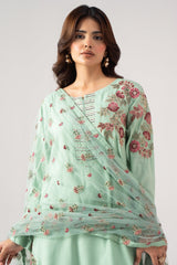 3-PC Stitched Embroidered CMA-6-397