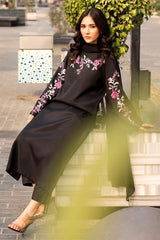 3-PC Embroidered Raw-Silk Suit CNP-5-096