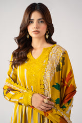 3 Pcs Stitched Linen Pishwas  CNP-6-287