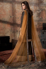 3-PC Embroidered Raw-Silk Suit CMA-6-202