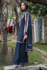 3-PC Unstitched Embroidered Linen Collection  ANW7-11