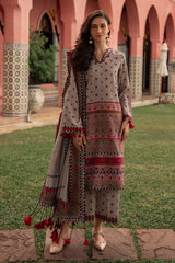 3-PC Unstitched Printed Linen Collection CPW5-01