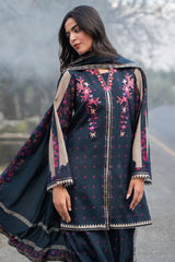 3-PC Unstitched Embroidered Linen Collection  ANW7-11