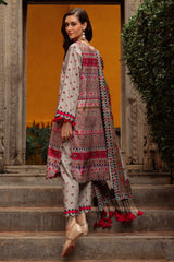 3-PC Unstitched Printed Linen Collection CPW5-01