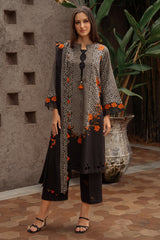 3-PC Unstitched Printed Linen Collection CPW5-08