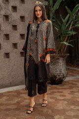 3-PC Unstitched Printed Linen Collection CPW5-08