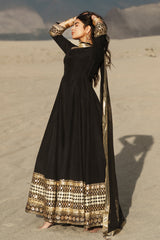3 Pcs Stitched Raw Silk Pishwas CMA-6-467