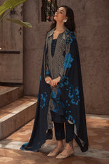 3-PC Unstitched Printed Linen Collection CPW5-02